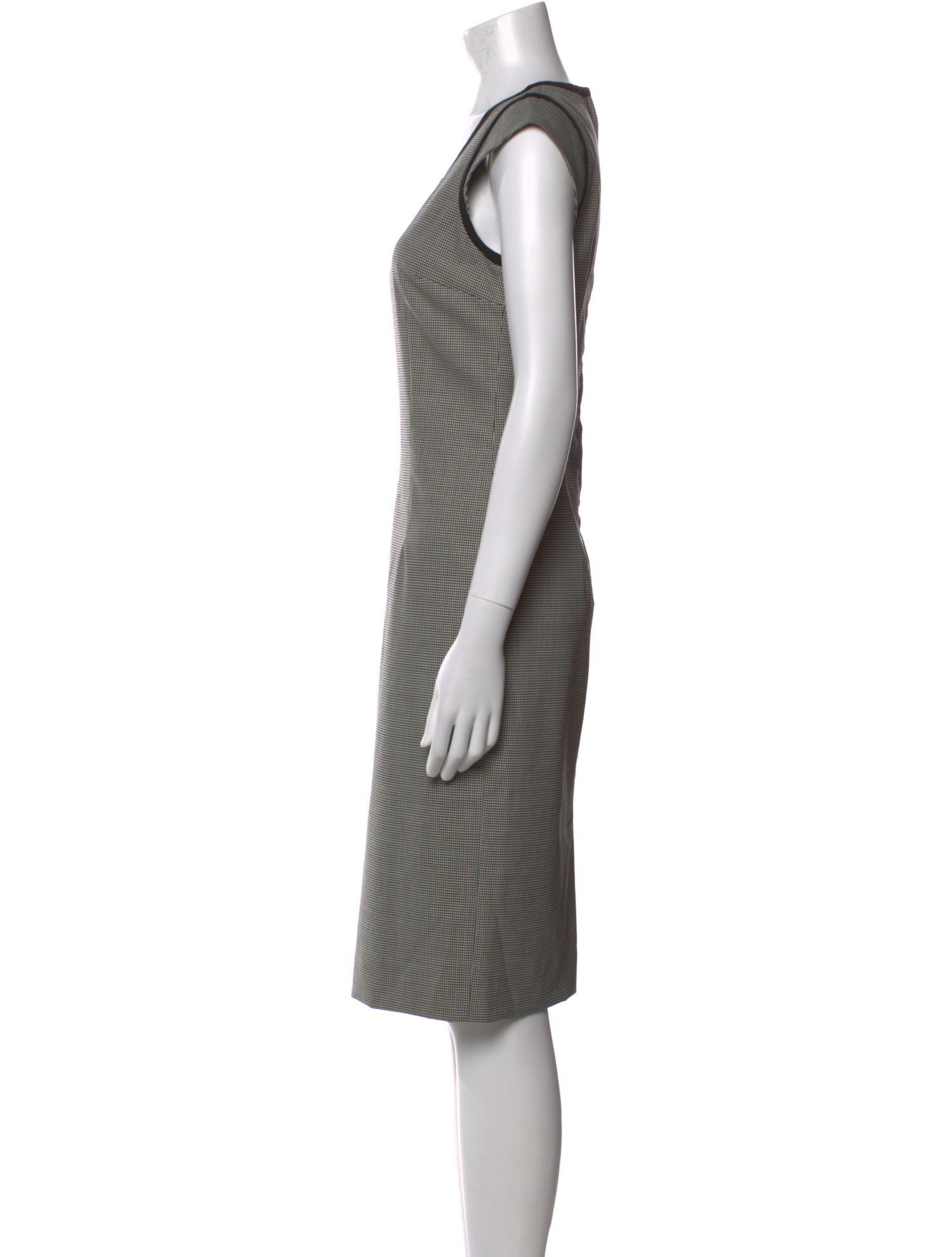 Dolce & Gabbana Virgin Wool Knee-Length Dress w/ Tags