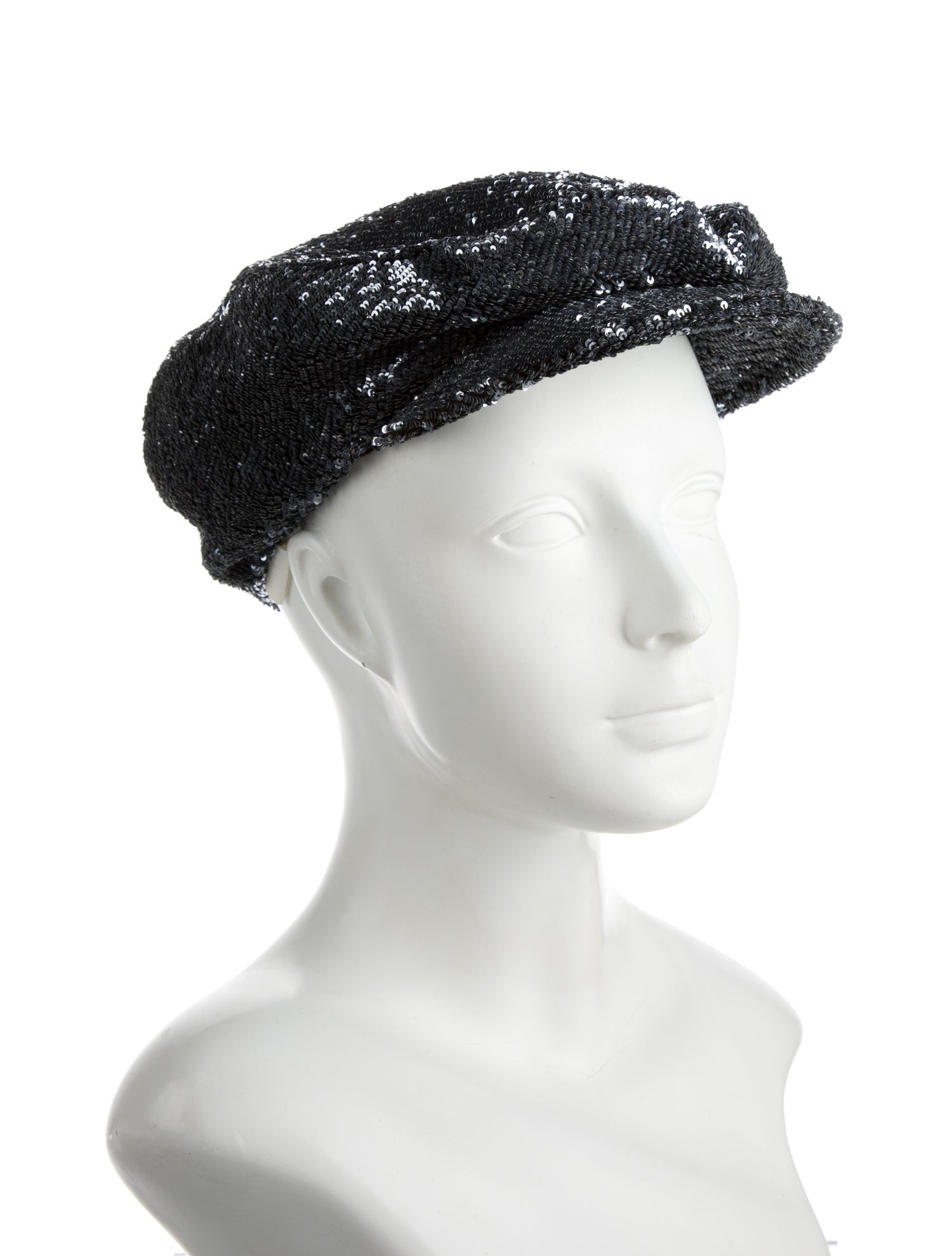 Dolce & Gabbana Vintage Sequin Newsboy Hat
