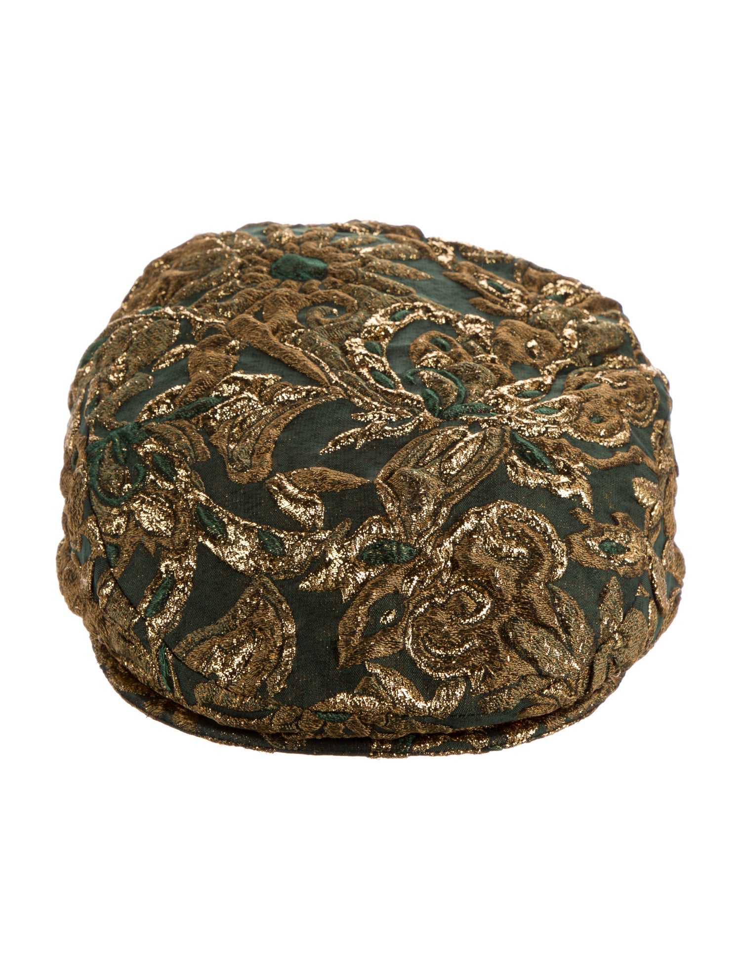 Dolce & Gabbana Vintage Patterned Newsboy Hat