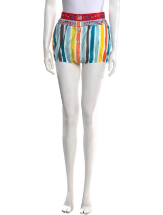 Dolce & Gabbana Striped Mini Shorts