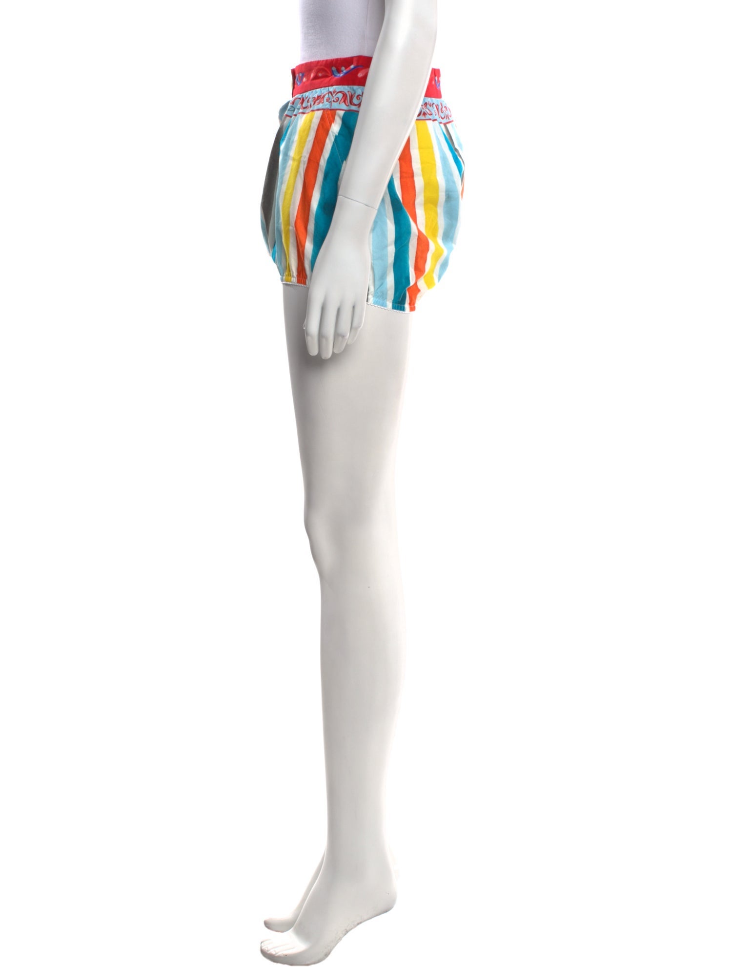 Dolce & Gabbana Striped Mini Shorts