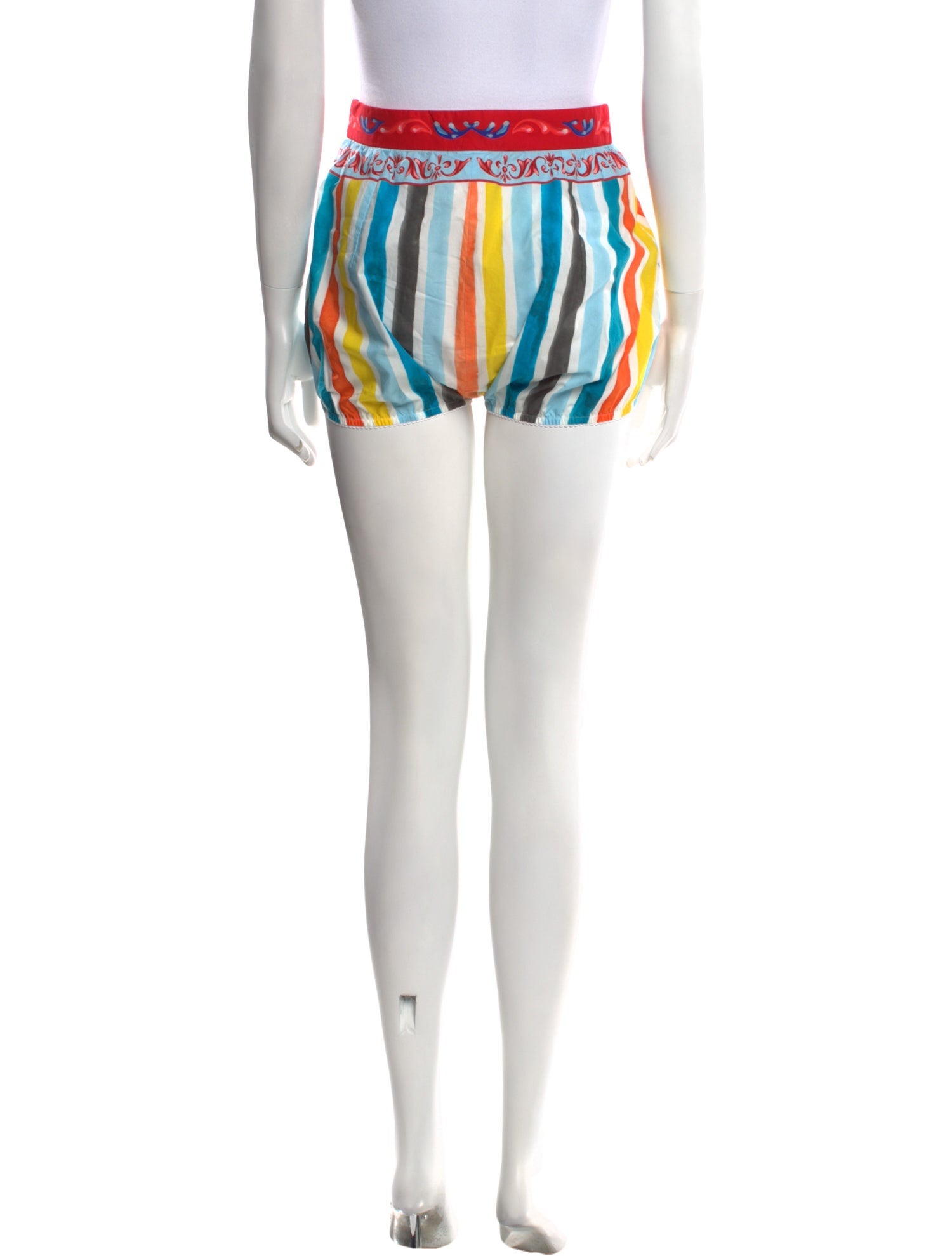 Dolce & Gabbana Striped Mini Shorts