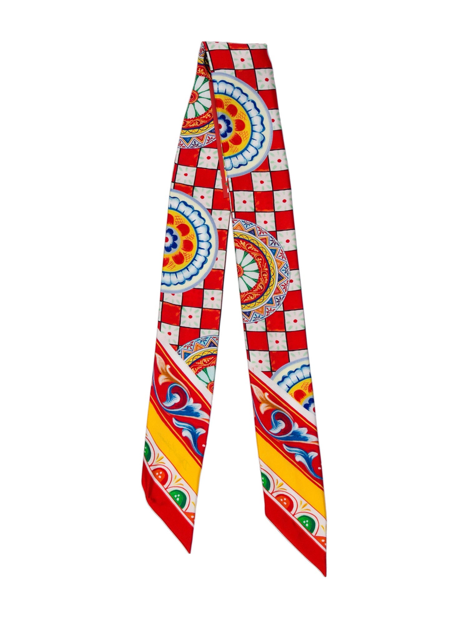 Dolce & Gabbana Twill Scarf Silk Scarf