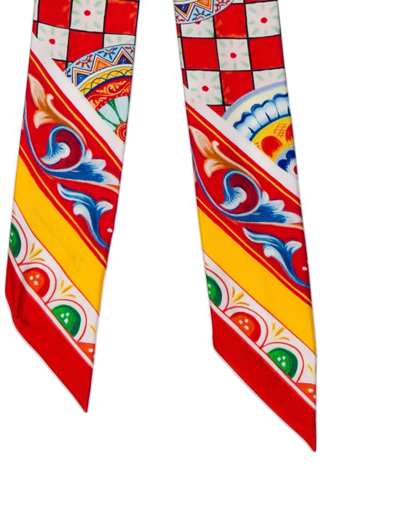 Dolce & Gabbana Twill Scarf Silk Scarf
