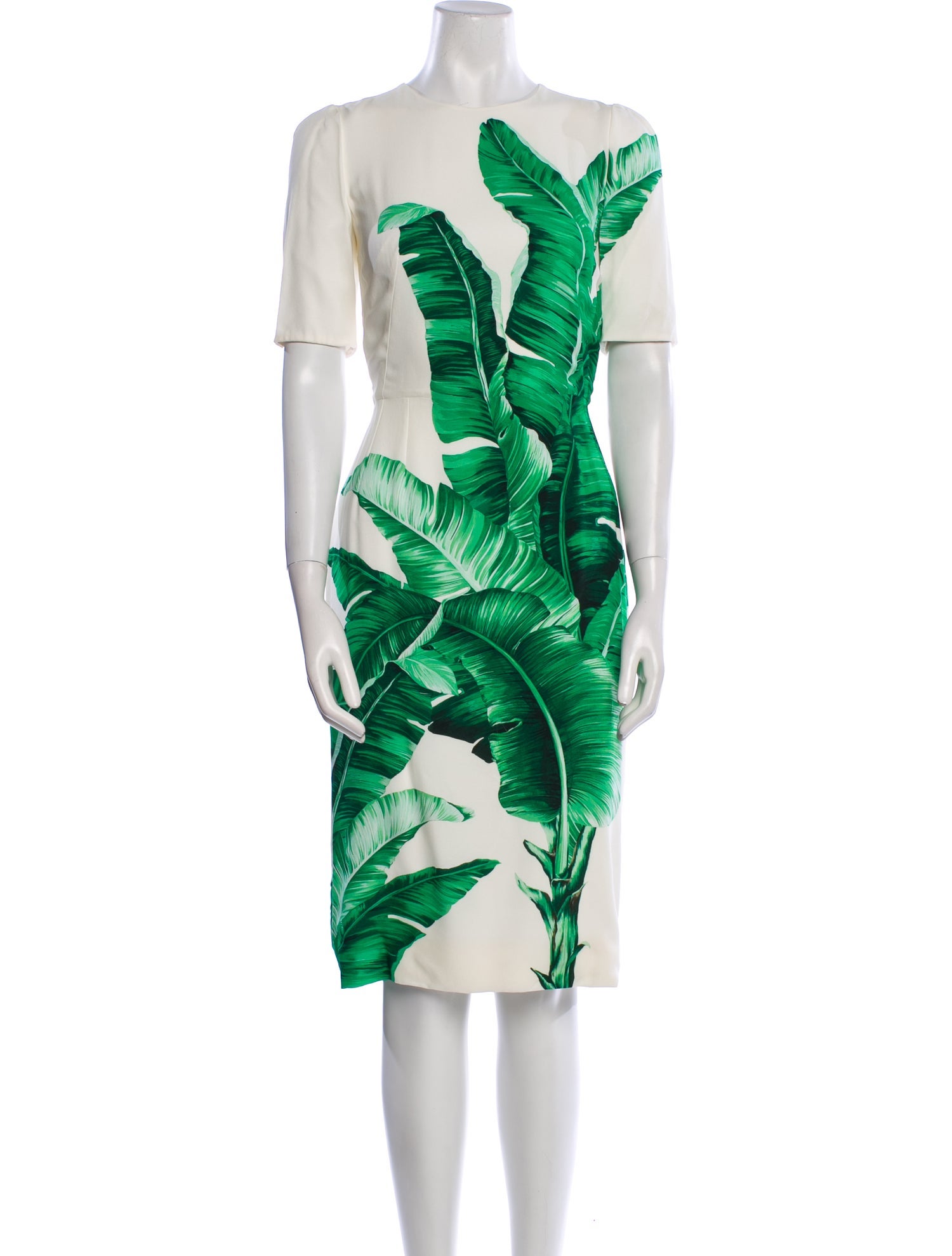 Dolce & Gabbana Silk Midi Length Dress