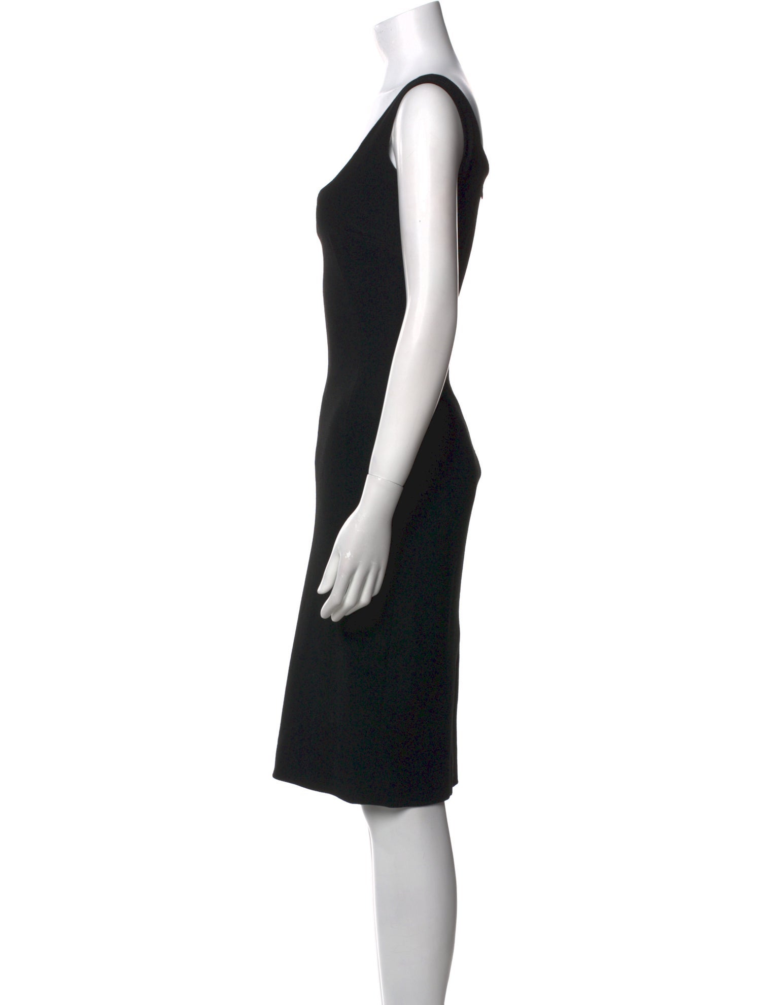 Dolce & Gabbana Virgin Wool Knee-Length Dress
