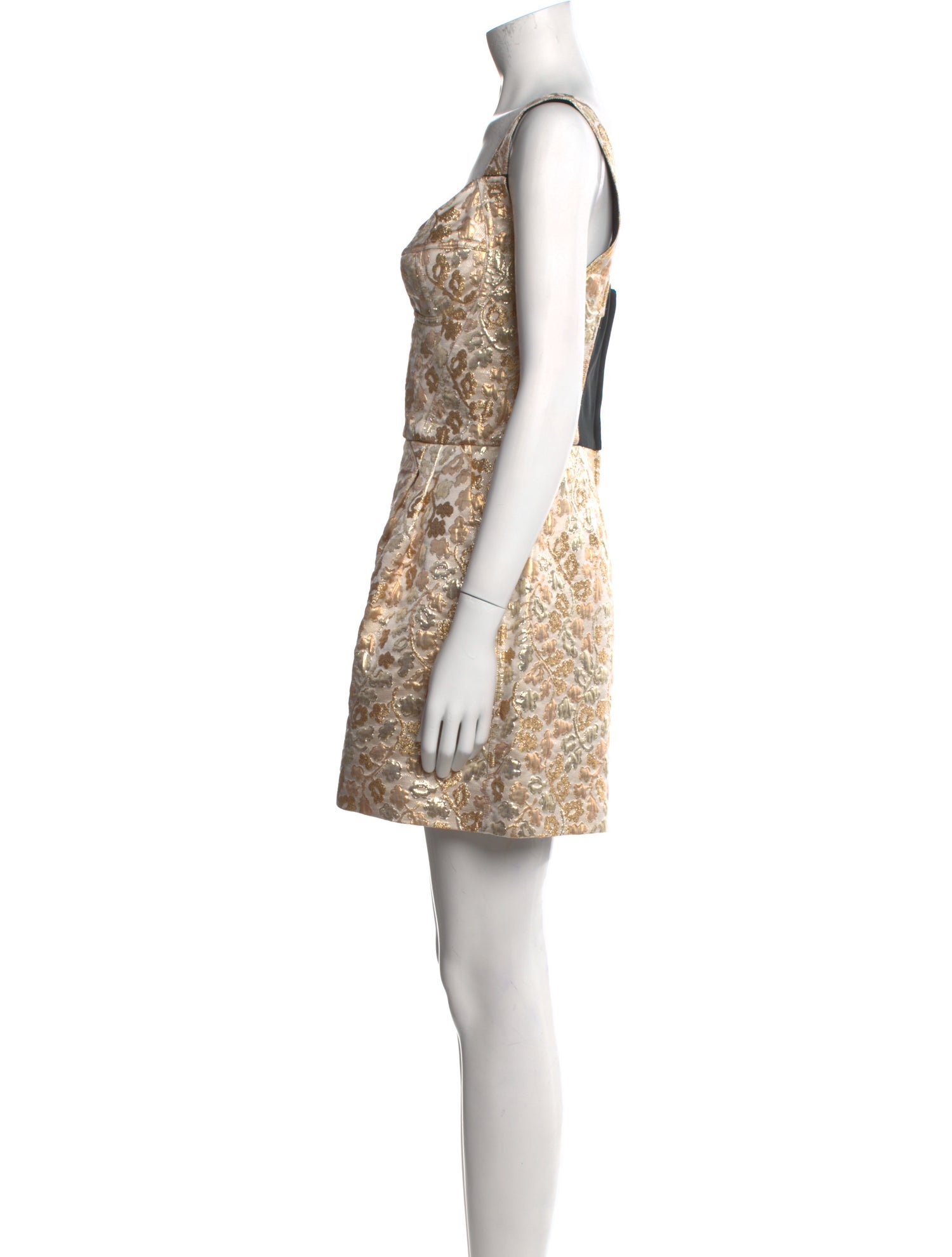 Dolce & Gabbana Printed Square Neckline Romper