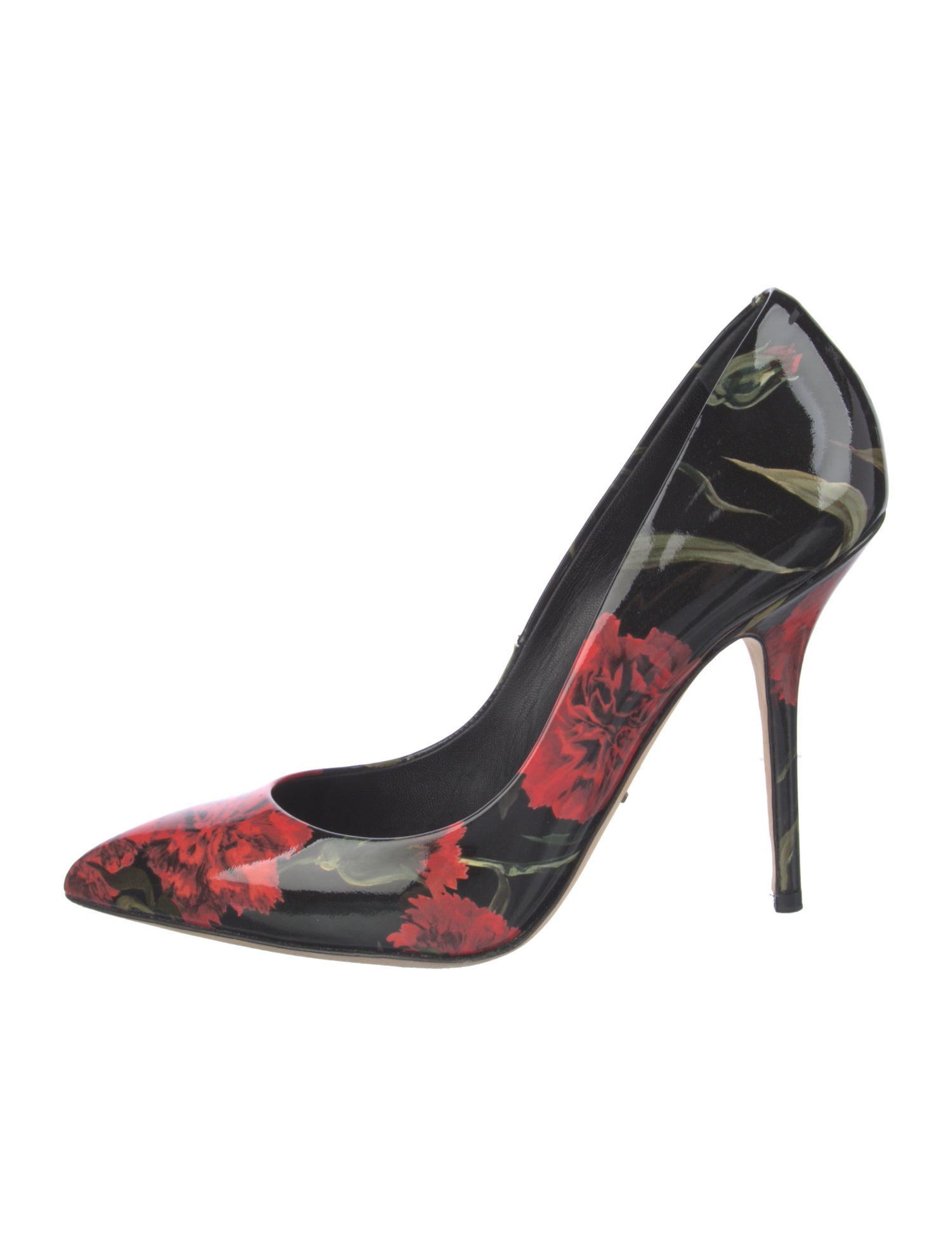 Dolce & Gabbana Leather Printed Pumps