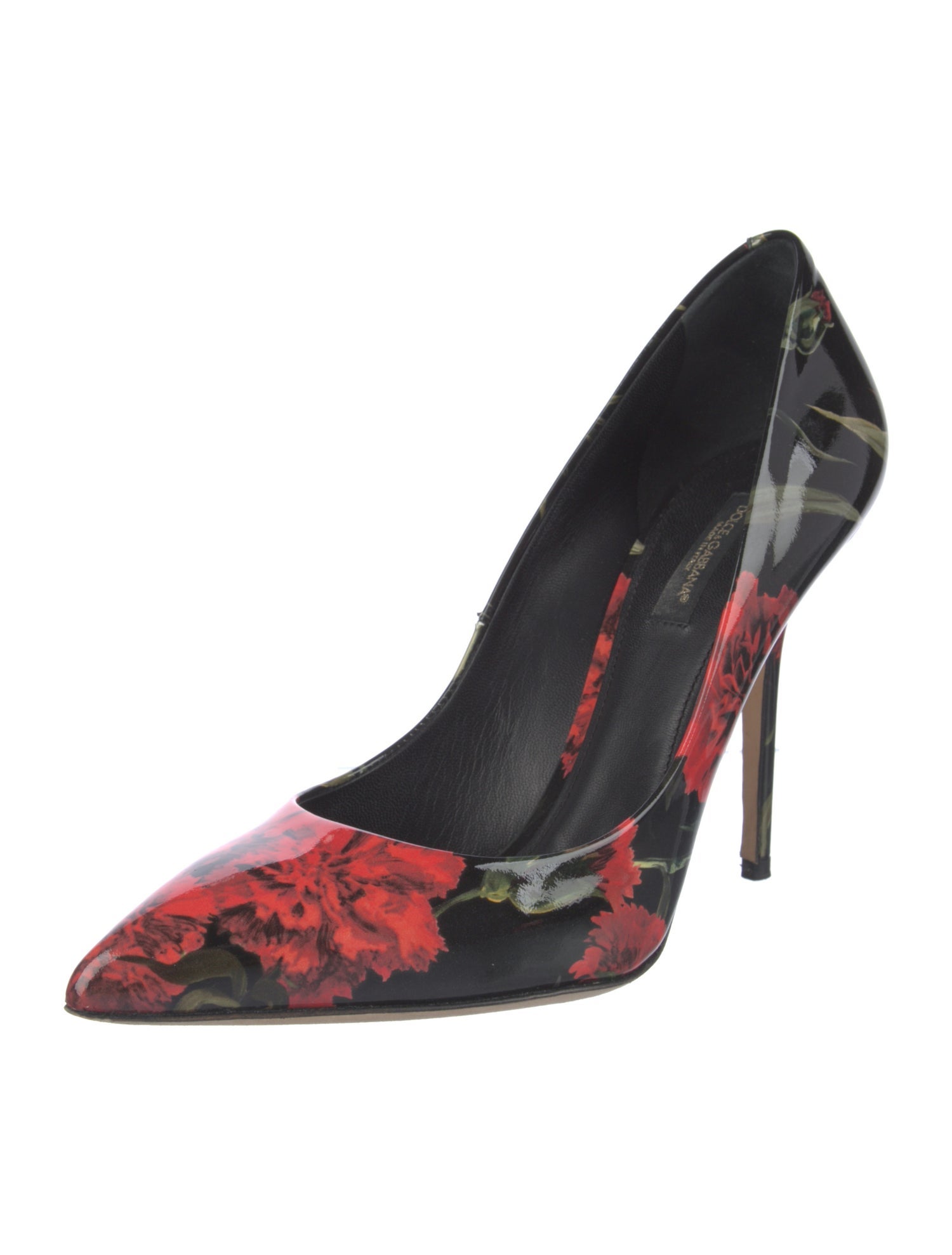 Dolce & Gabbana Leather Printed Pumps