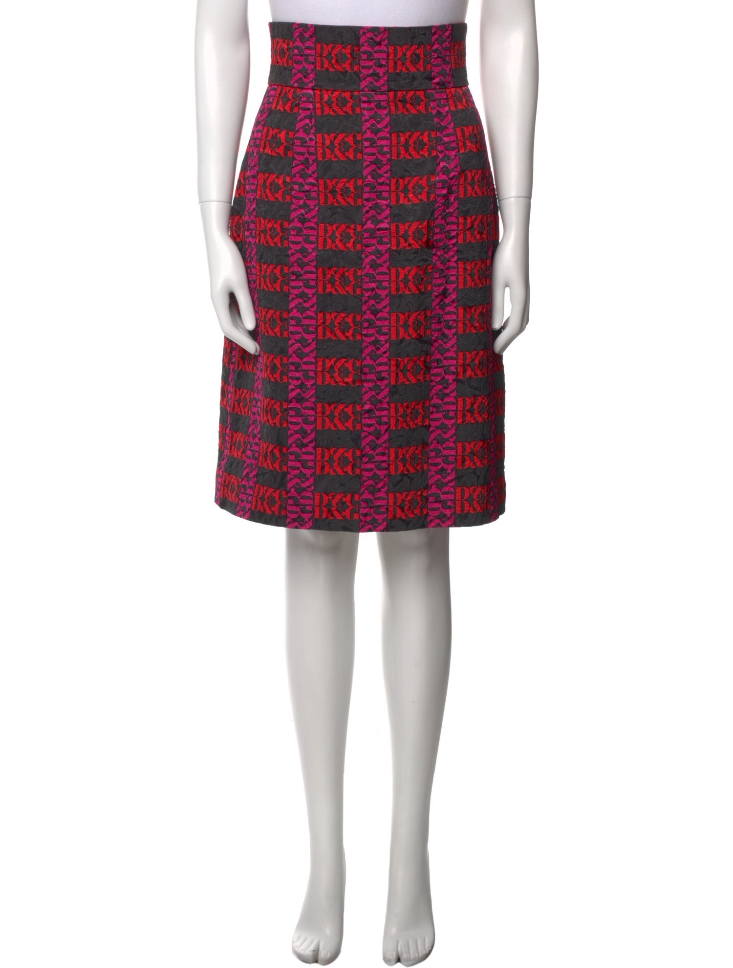 Dolce & Gabbana Printed Knee-Length Skirt