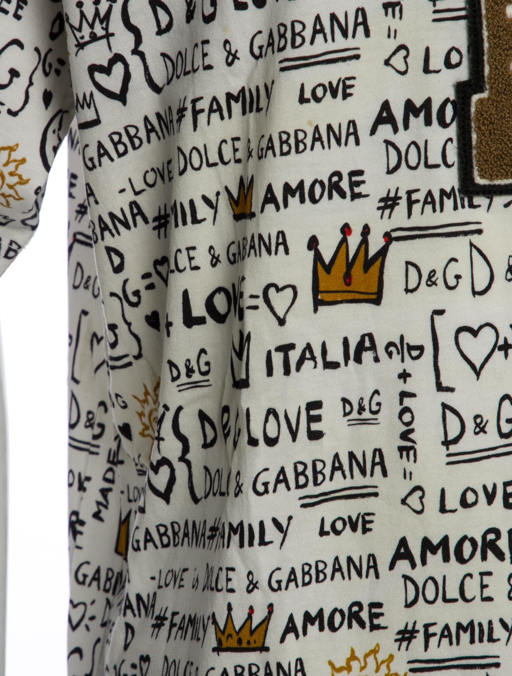 Dolce & Gabbana Printed Crew Neck T-Shirt
