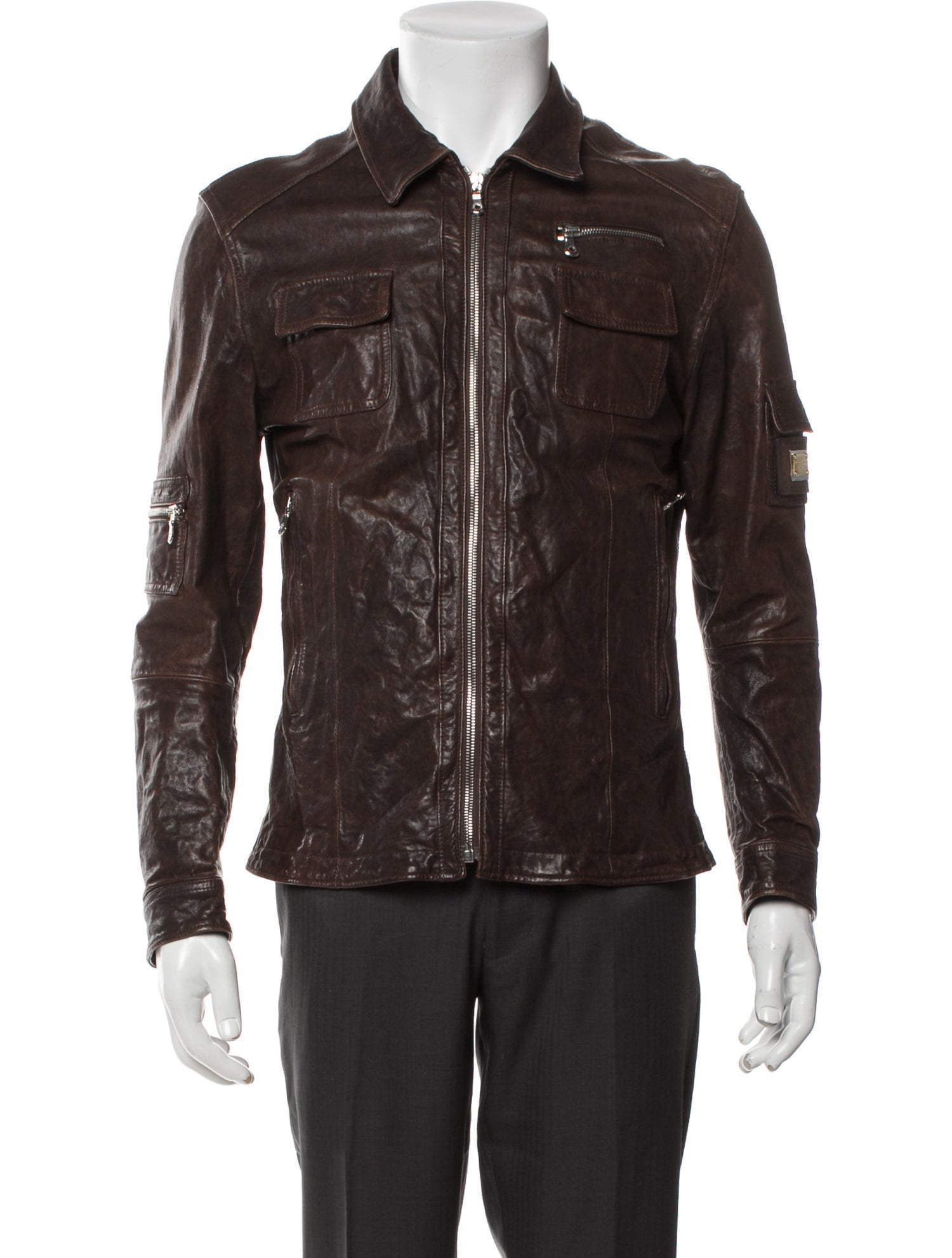 Dolce & Gabbana Lambskin Moto Jacket