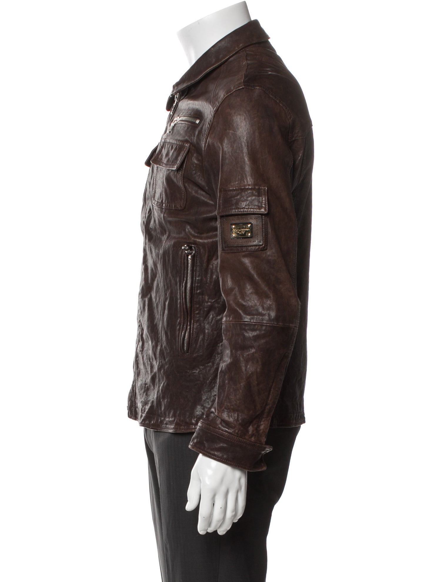 Dolce & Gabbana Lambskin Moto Jacket