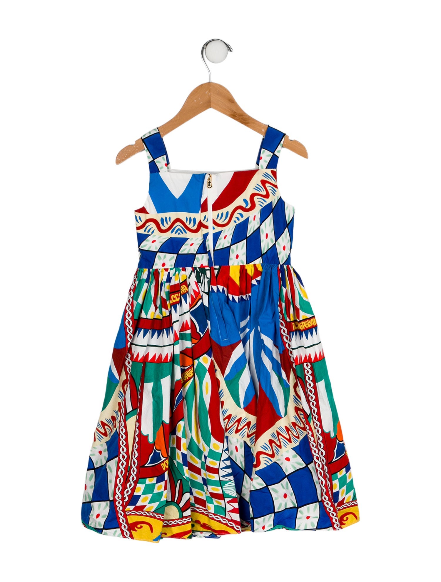 Dolce & Gabbana Toddler Girls' Pattern Printed Sleeveless Dress