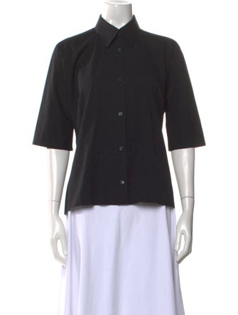 Dolce & Gabbana Three-Quarter Sleeve Button-Up Top