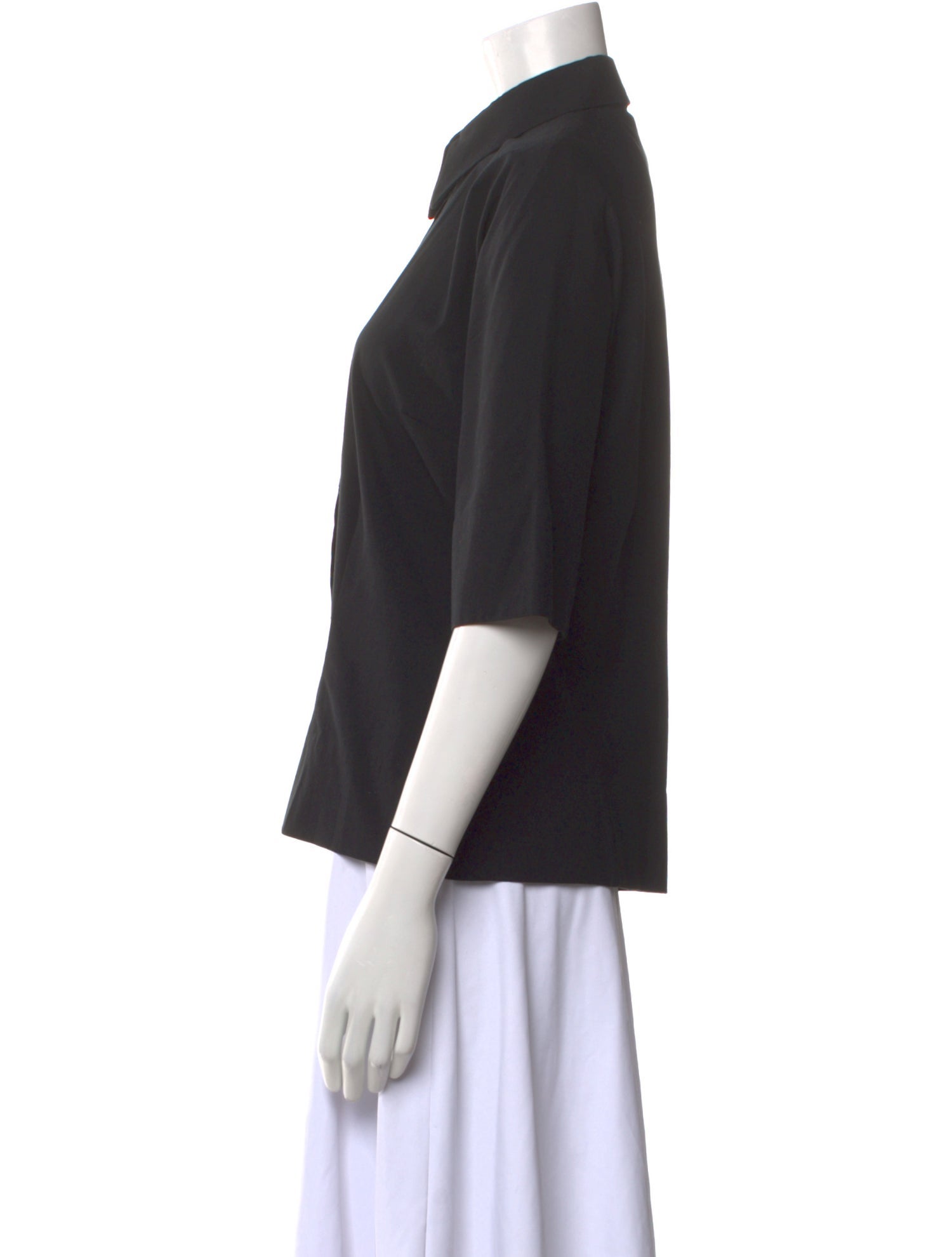 Dolce & Gabbana Three-Quarter Sleeve Button-Up Top