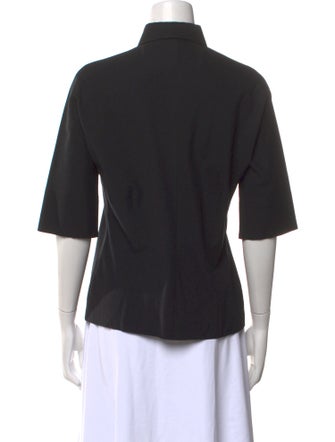 Dolce & Gabbana Three-Quarter Sleeve Button-Up Top