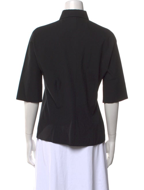 Dolce & Gabbana Three-Quarter Sleeve Button-Up Top