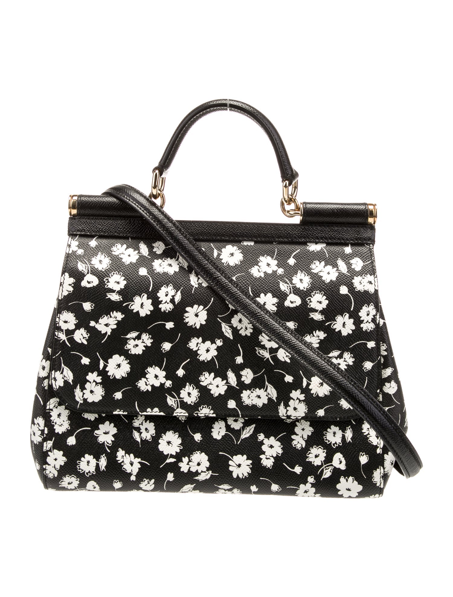 Dolce & Gabbana Leather Top Handle Bag