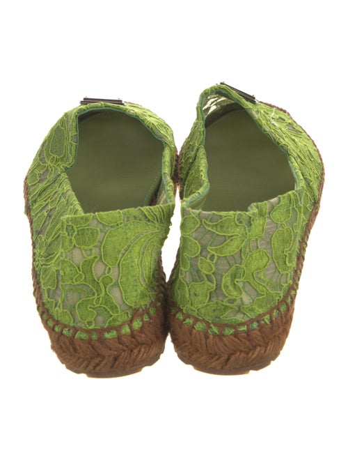 Dolce & Gabbana Lace Floral Print Espadrilles