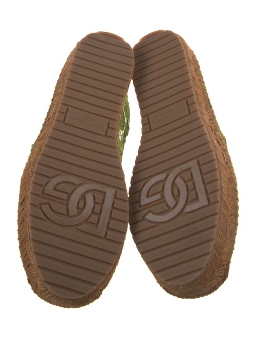 Dolce & Gabbana Lace Floral Print Espadrilles