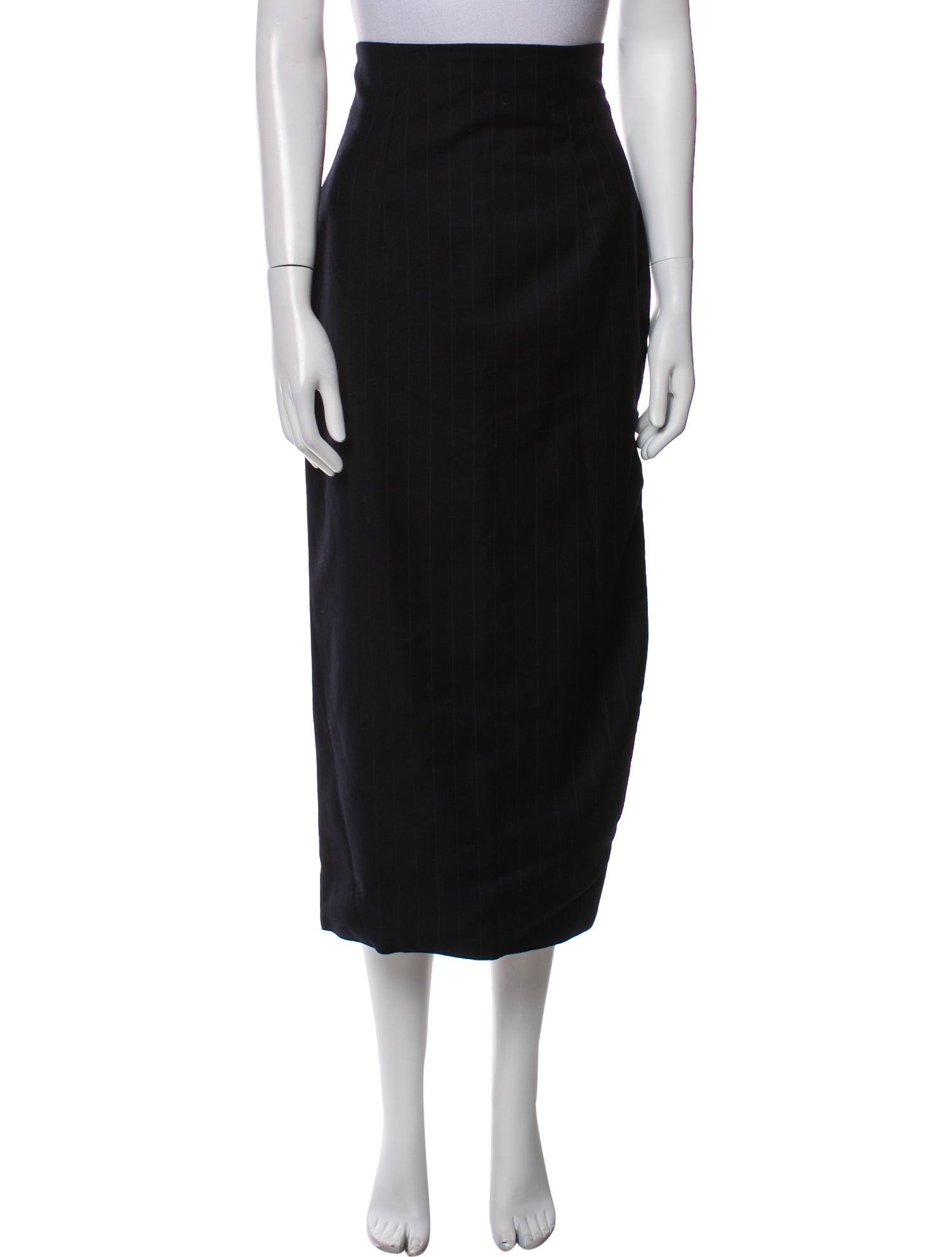 Dolce & Gabbana Wool Midi Length Skirt