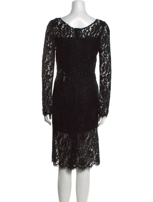 Dolce & Gabbana Lace Pattern Knee-Length Dress