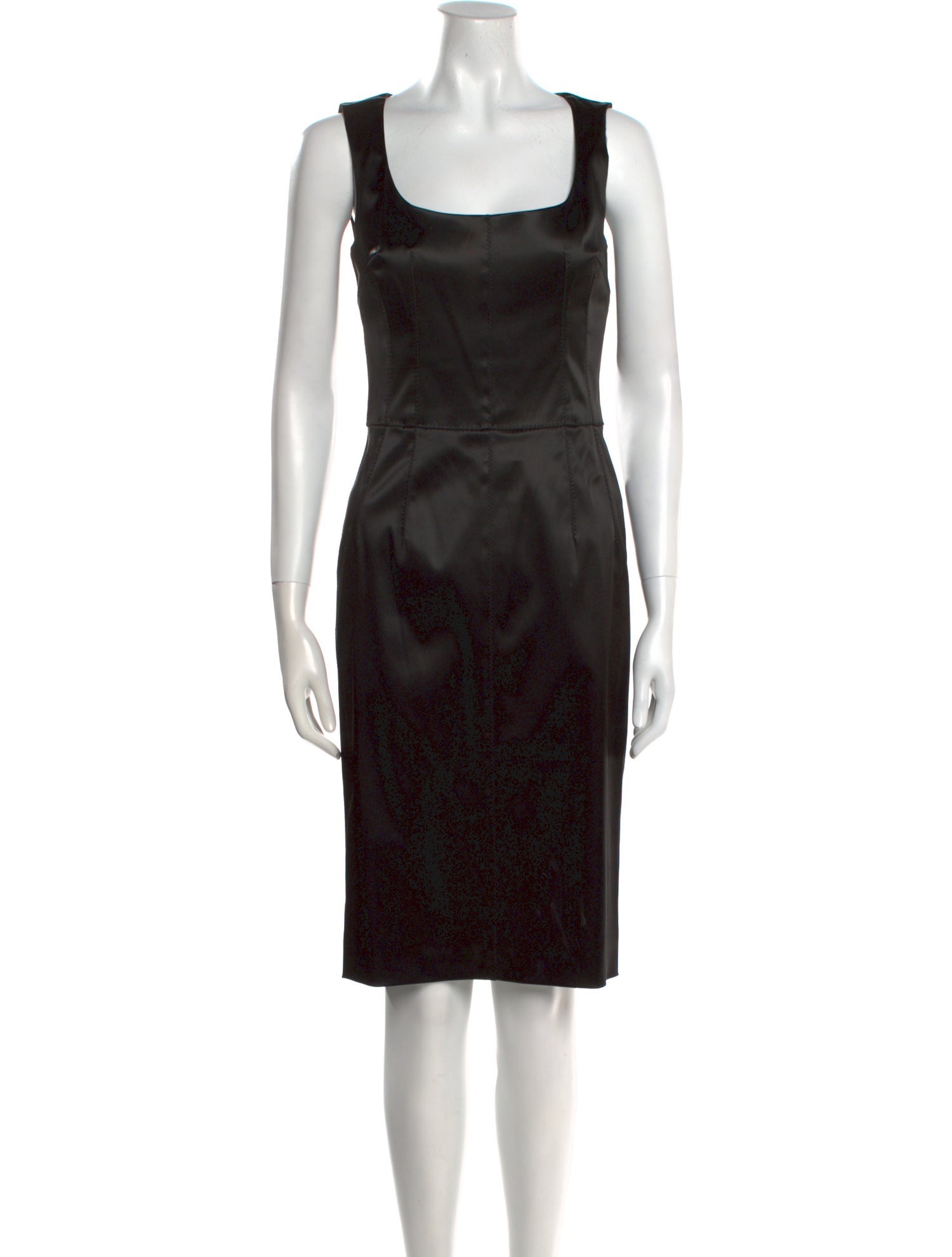 Dolce & Gabbana Satin Knee-Length Dress