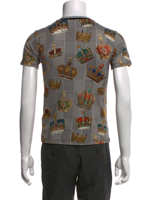 Dolce & Gabbana Printed Crew Neck T-Shirt