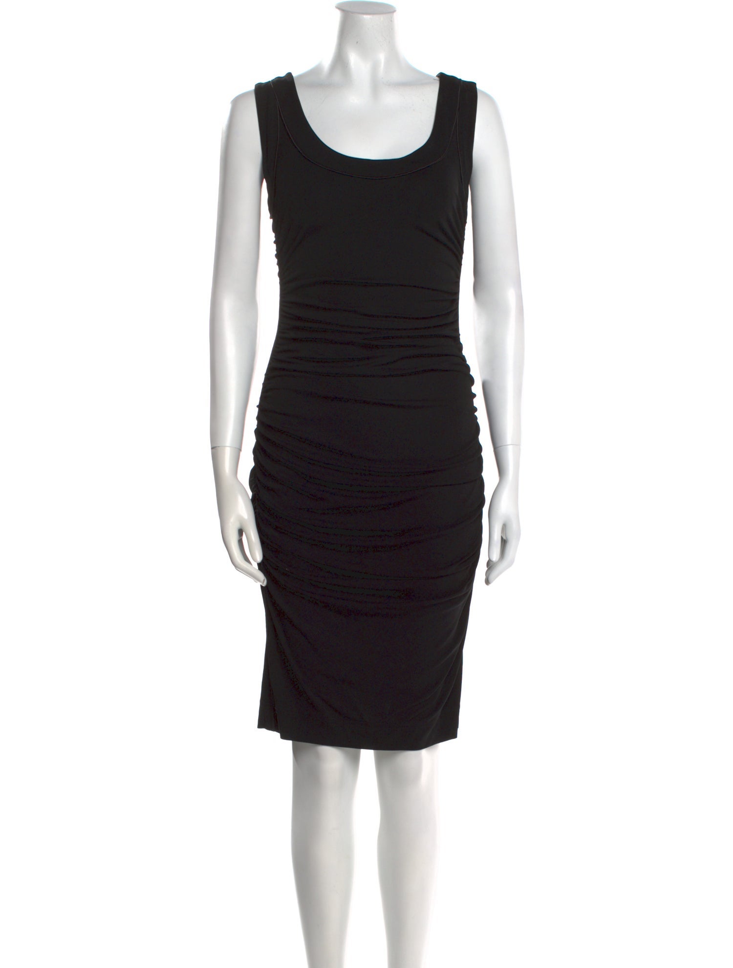 Dolce & Gabbana Scoop Neck Knee-Length Dress