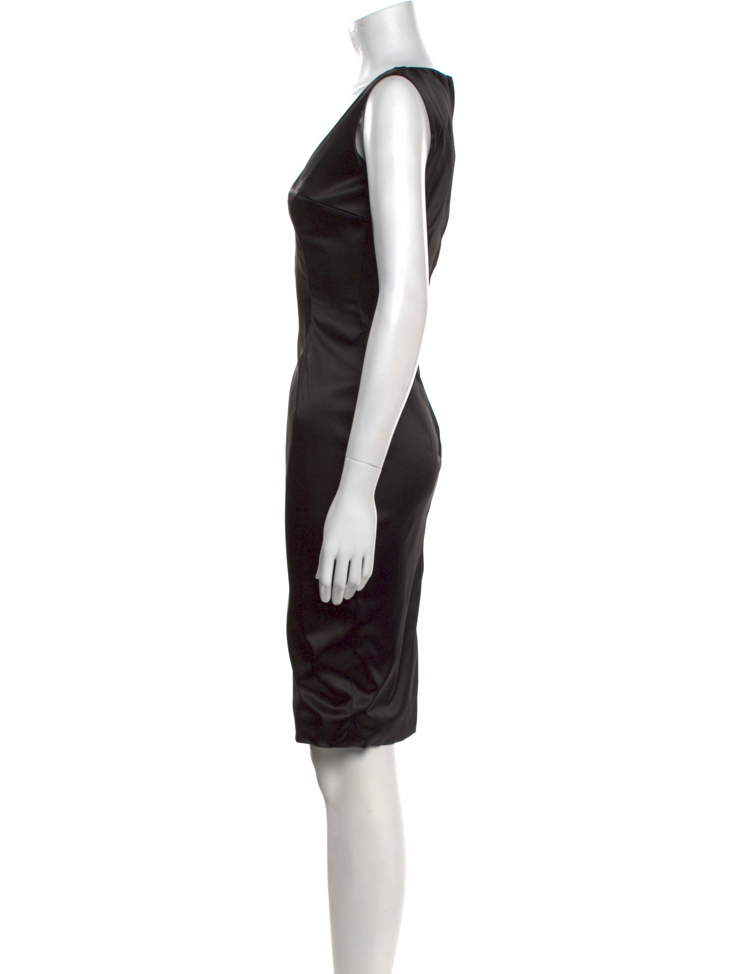 Dolce & Gabbana Satin Knee-Length Dress