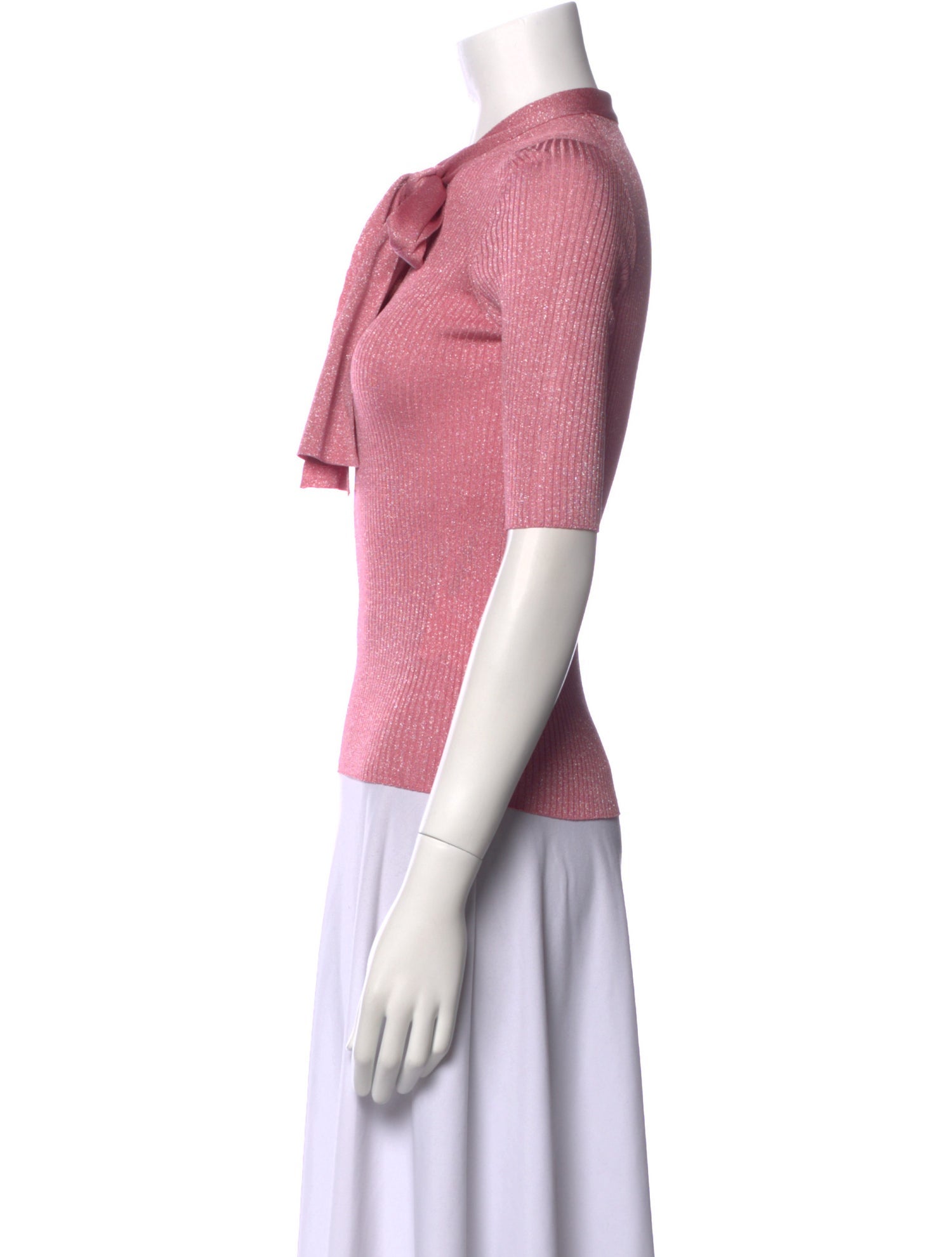 Dolce & Gabbana Tie Neck Short Sleeve Polo