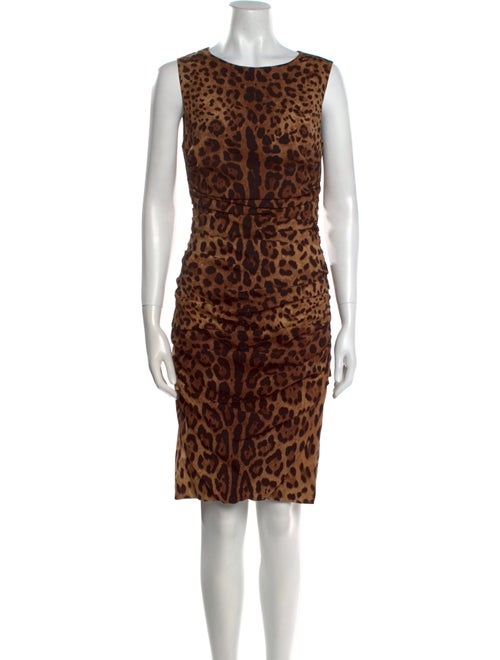 Dolce & Gabbana Silk Knee-Length Dress