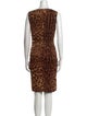 Dolce & Gabbana Silk Knee-Length Dress