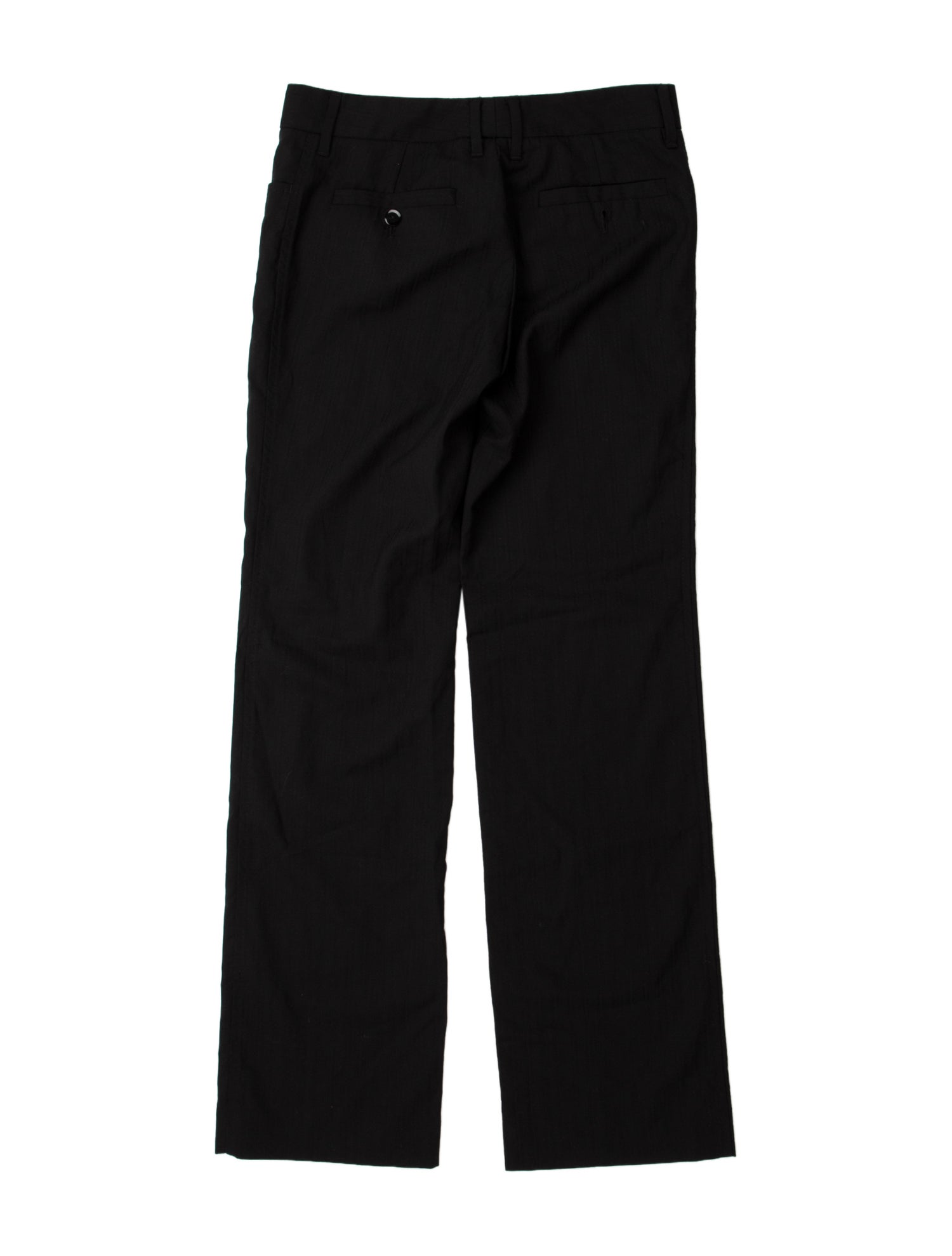 Dolce & Gabbana Virgin Wool Straight Leg Pants