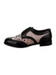 Dolce & Gabbana Patent Leather Patterned Oxfords