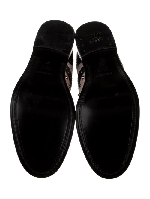 Dolce & Gabbana Patent Leather Patterned Oxfords