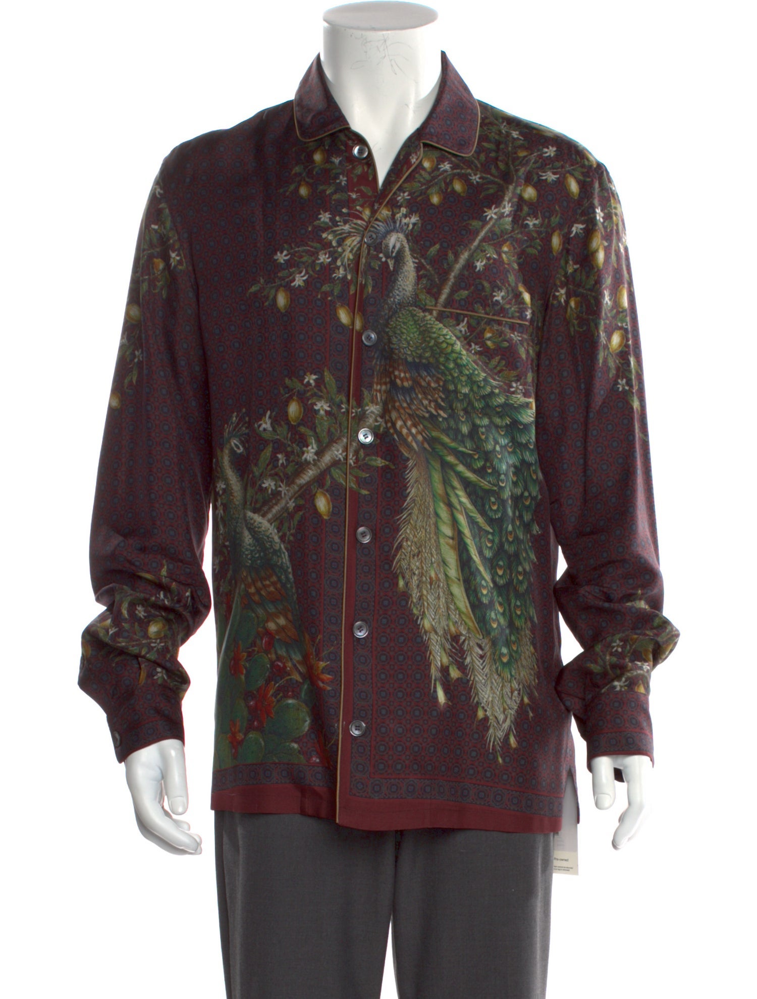 Dolce & Gabbana Silk Printed Shirt