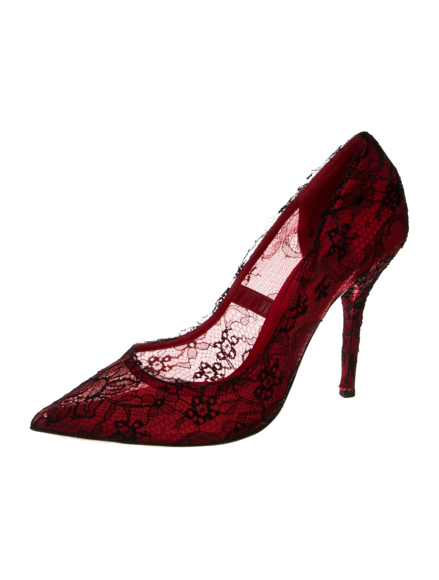 Dolce & Gabbana Lace Lace Pattern Pumps