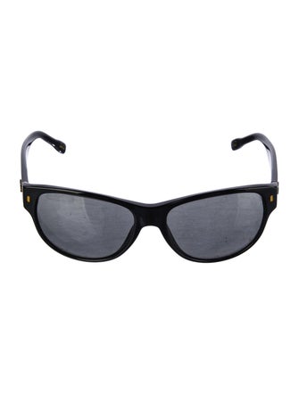 Dolce & Gabbana Signature Logo Wayfarer Sunglasses