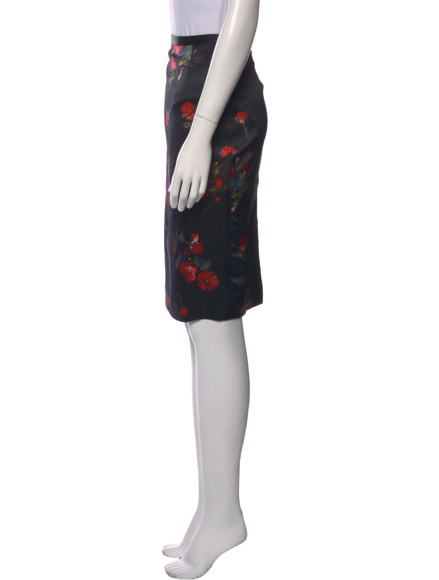 Dolce & Gabbana Floral Print Knee-Length Skirt