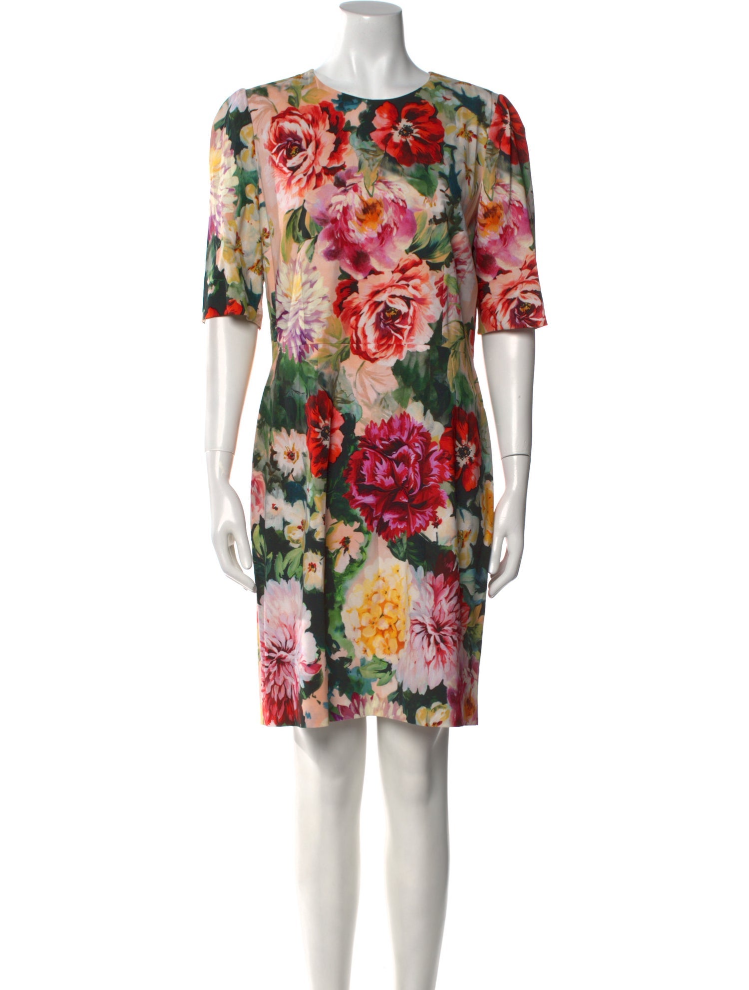 Dolce & Gabbana Floral Print Mini Dress