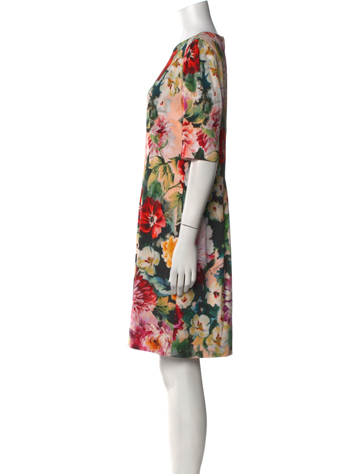 Dolce & Gabbana Floral Print Mini Dress