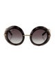 Dolce & Gabbana Oversize Gradient Sunglasses