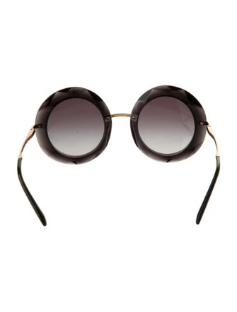 Dolce & Gabbana Oversize Gradient Sunglasses