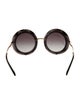 Dolce & Gabbana Oversize Gradient Sunglasses