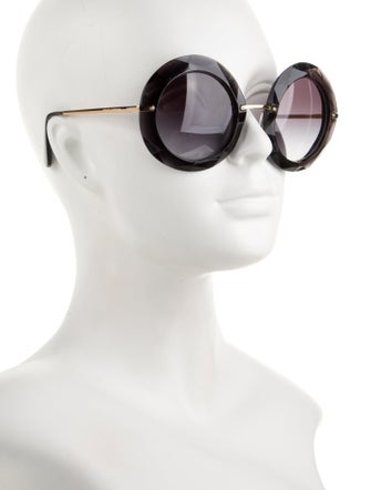 Dolce & Gabbana Oversize Gradient Sunglasses