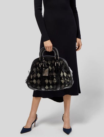 Dolce & Gabbana Python Top Handle Bag