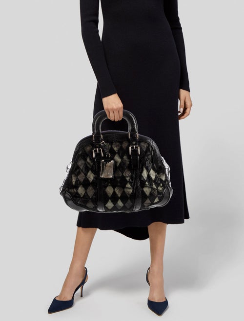 Dolce & Gabbana Python Top Handle Bag