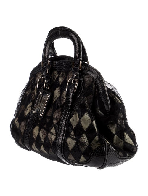 Dolce & Gabbana Python Top Handle Bag